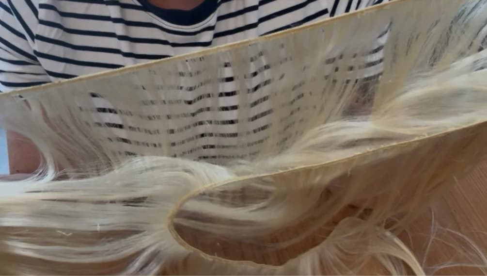 Weft splitting micro-course
